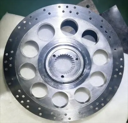 Pelletizer cutter hub after reconditioning